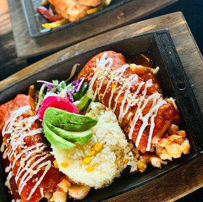 Lobster & Shrimp Enchiladas