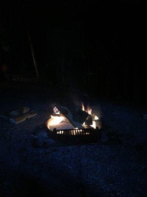 Campfire on the river. Does it get any better?