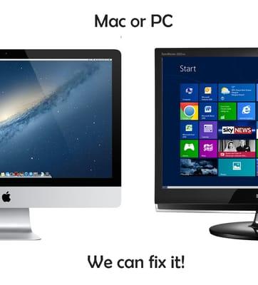 Mac or PC We can fix it!