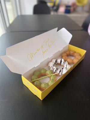 Mochi donut s'mores donut and churro donut