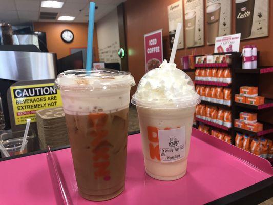 Charli Cold Foam (left) & Vanilla Coolatta (right)