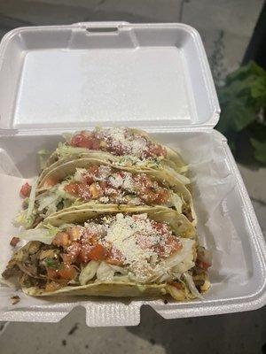 Three 3 Little Pigs Tacos