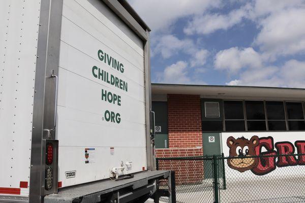 Giving Children Hope working with local schools.  Can you help with a food drive?