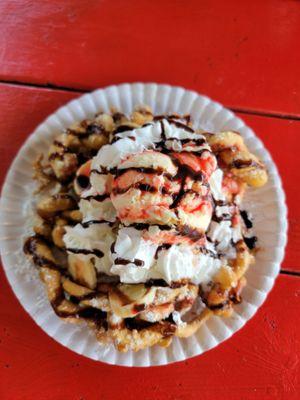 Fully Loaded Funnel Cake