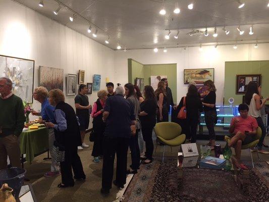 Opening night at our new location inside Thompson's Frame & Gallery