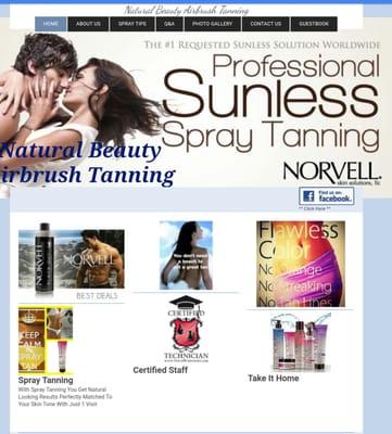 Visit us at www.naturalbeautyairbrushtans.com