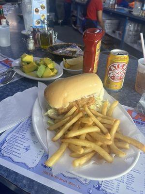 Sandwich de pescado