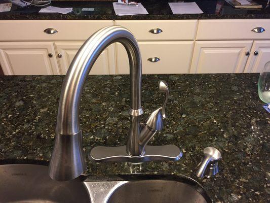 Kitchen Faucet Installtion