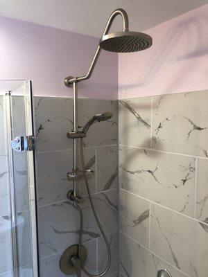 Bath remodel from the studs out