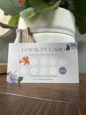 New loyalty cards!