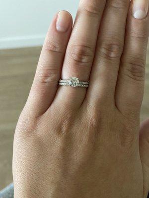 My new wedding set from Fey & Co