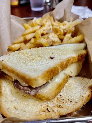 Steak Panini w/French Fries  (Yummy)