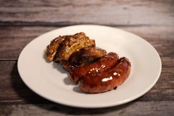 Bbq Ribs and Hot Links