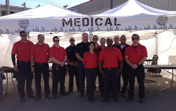 Team Joffe providing event safety for one of our incredible mud runs!