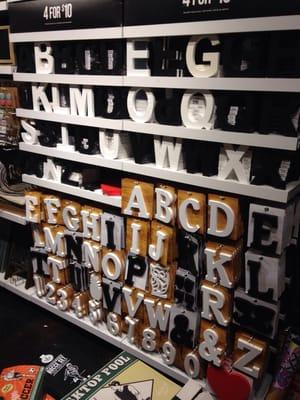 Wooden Letters