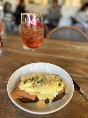 Salmon Dill Egg Benedict