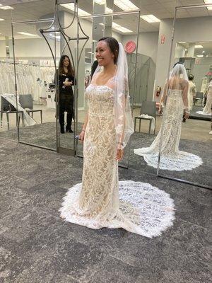 I said YES!! This dress was only $299!!! DB STUDIO WG4020