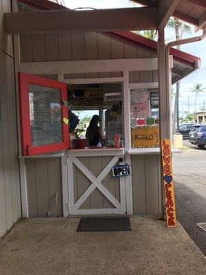 Cute little shack/window.