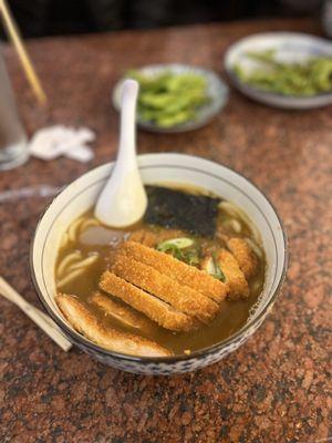 Katsu udon curry