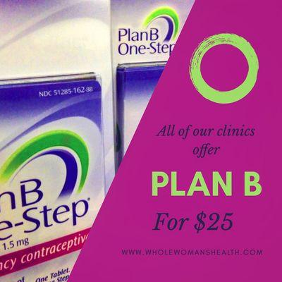 Get Plan B for just $25 without an ID or prescription.