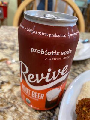 Probiotic root beer from revive in Petaluma. Keepin it local