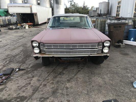 1966 ford wagon restoring , work in progress