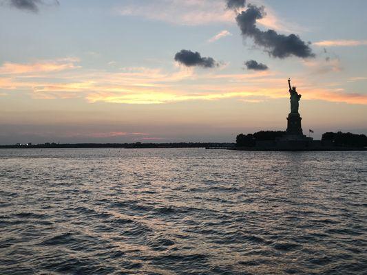 Statue of Liberty at Sunset ... view from Circle Line