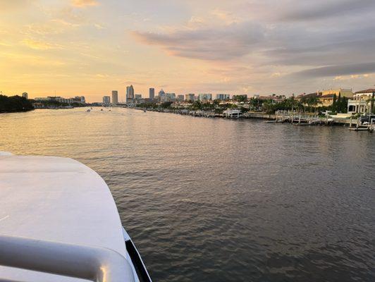 Dinner cruise views