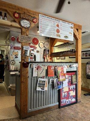 Interior counter