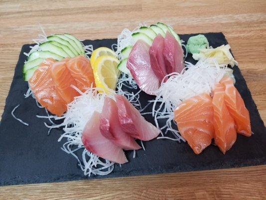 Yellowtail & Salmon Sashimi