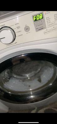 Washer that's stuck & door won't open