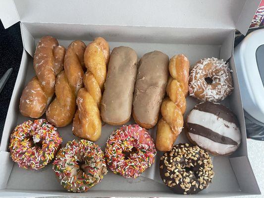 Dozen donuts