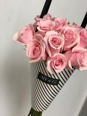 Our signature flower cones with the best quality roses of the entire Miami area