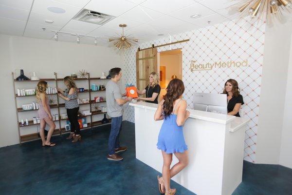 Front Desk at The Beauty Method