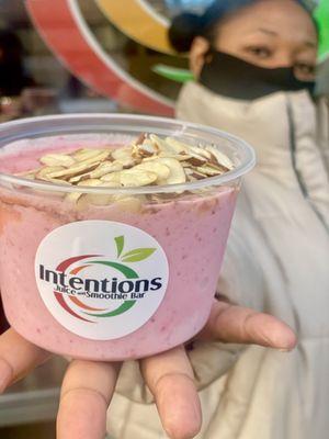 Strawberries & Cream Smoothie Bowl ($8.00)