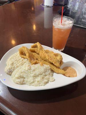 Catfish and Grits w/ Lagniappe