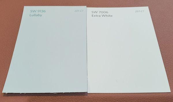 SW9136 Lullaby & SW7006 Extra White