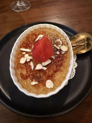 Caramel coffee creme brûlée