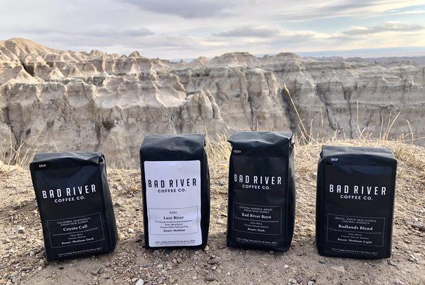 ginnys proudly carries fresh-roasted Bad River Coffee Co. coffee.