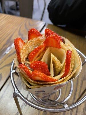 14. Strawberry Nutella Crepe