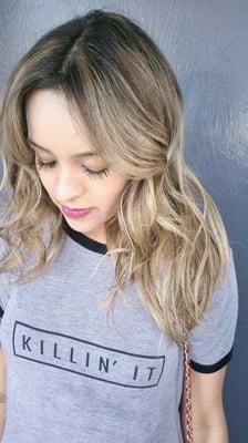 Beautiful melting balayage, by the amazing Amanda Marie!