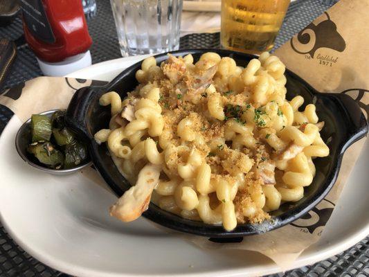 Mac n cheese with chicken