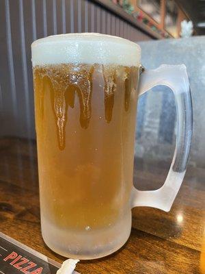 Ice cold beer on tap