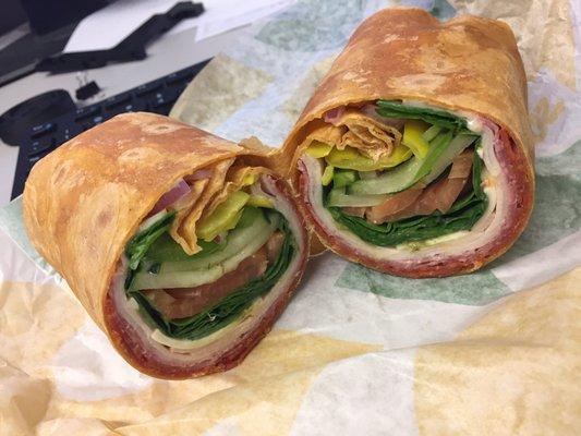 Turkey Italiano Melt wrap