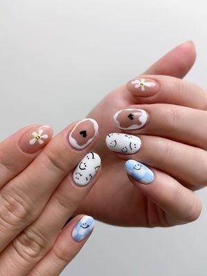 Japanese Gel Manicure With Design