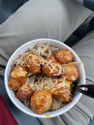 Fried chicken bowl