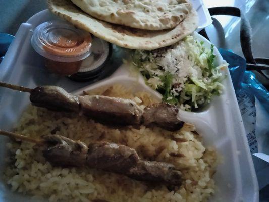 Lamb kebab