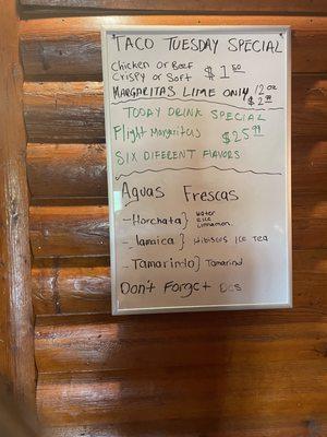 Taco Tuesday & Specials