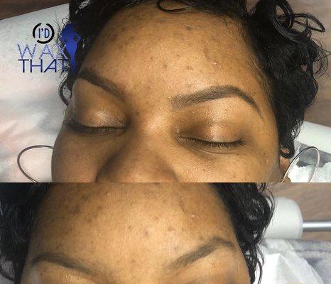 Brow tint & wax