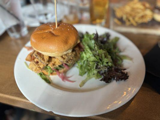 Soft shell crab lunch special with salad. So GOOD!!